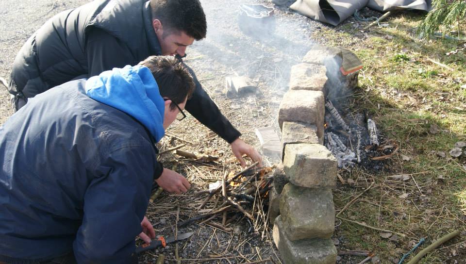 Gordon taking Travel Survival Training in preparation.