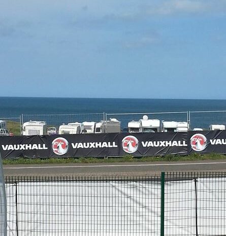 View from the press pit NW200