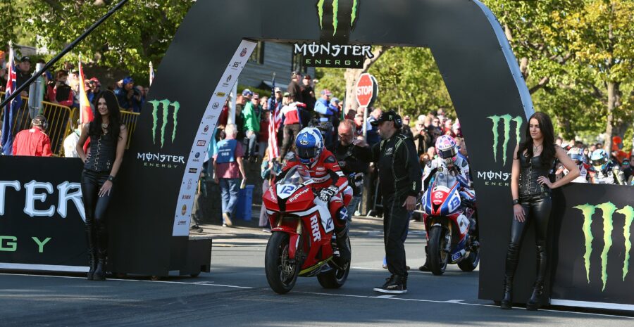 Keith Amor crashed out of the opening Supersport race