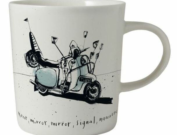 Motorcycle mug