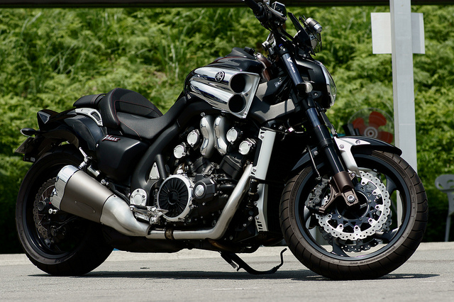 Black Yamaha V-Max