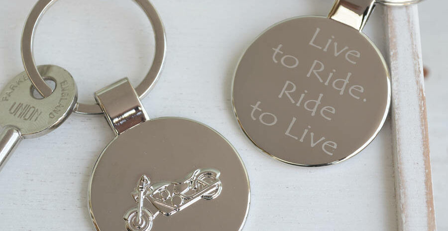 motorbike-round-keyring