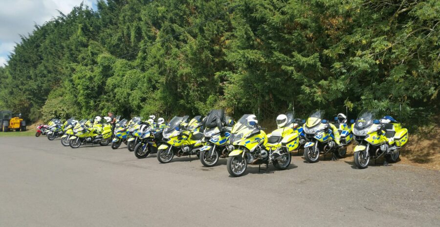 Police motorcycles