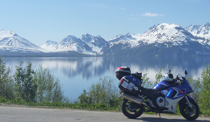 suzuki gsx650f in the Arctic