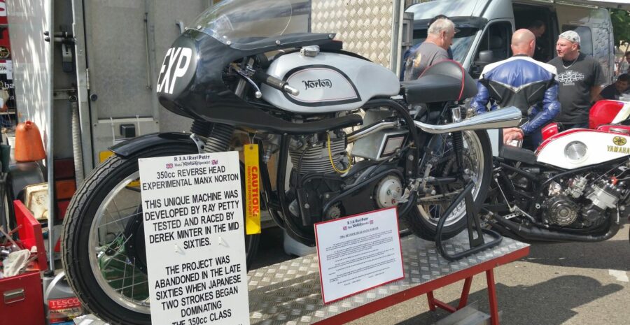 Classic racing motorcycle