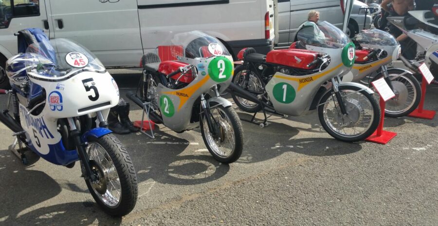 Classic racing motorcycles