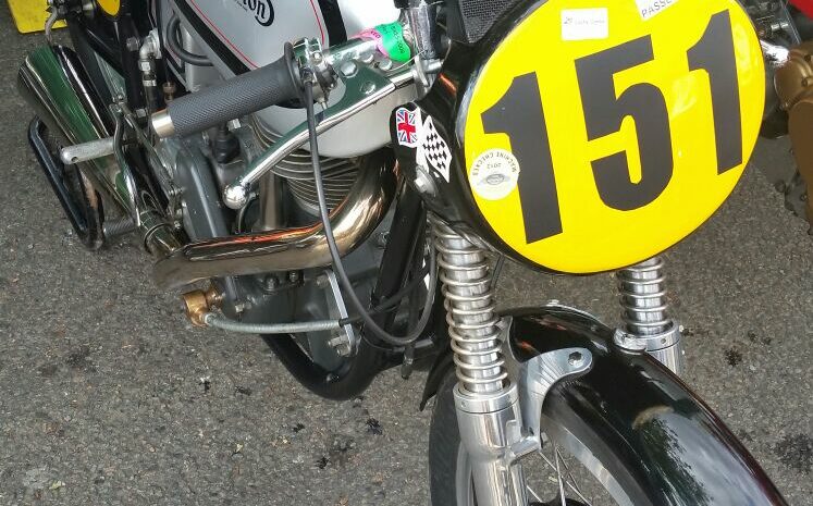 Classic racing motorcycle Classic racing motorcycle