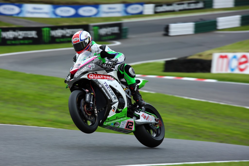 Luke Mossey doing a wheely image by Impact Images