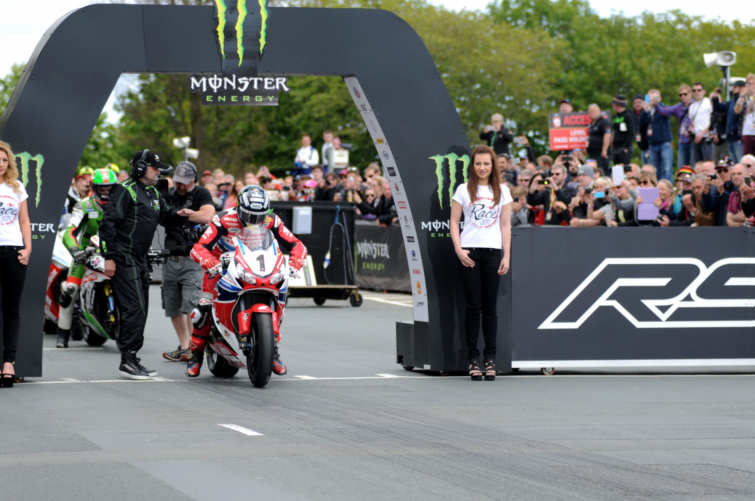 John McGuiness TT start line