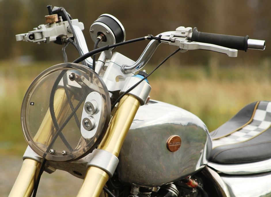 number board on motorcycle