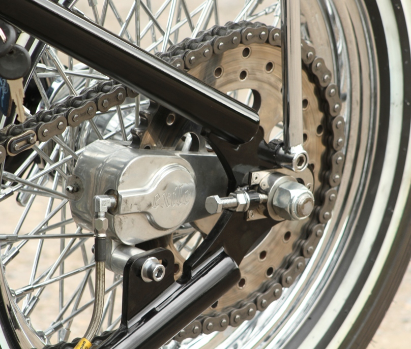 Sprocket brake motorcycle