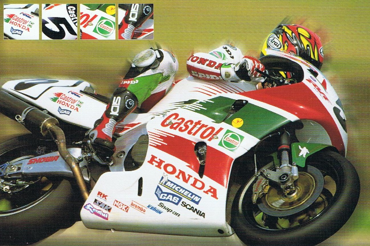 Colin Edwards 1999. Credit: Official Team Postcard