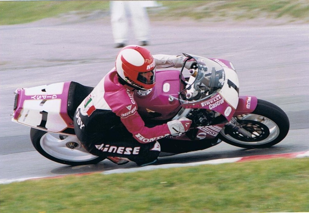 Fred Merkel at Mosport, 1990. Credit: Phil Wain's Family Archive