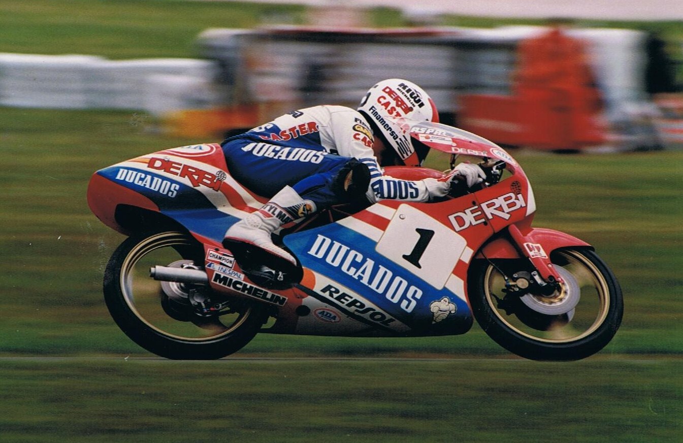 Jorge Martinez - Assen - 1988. Credit: Phil Wain's Family Archive