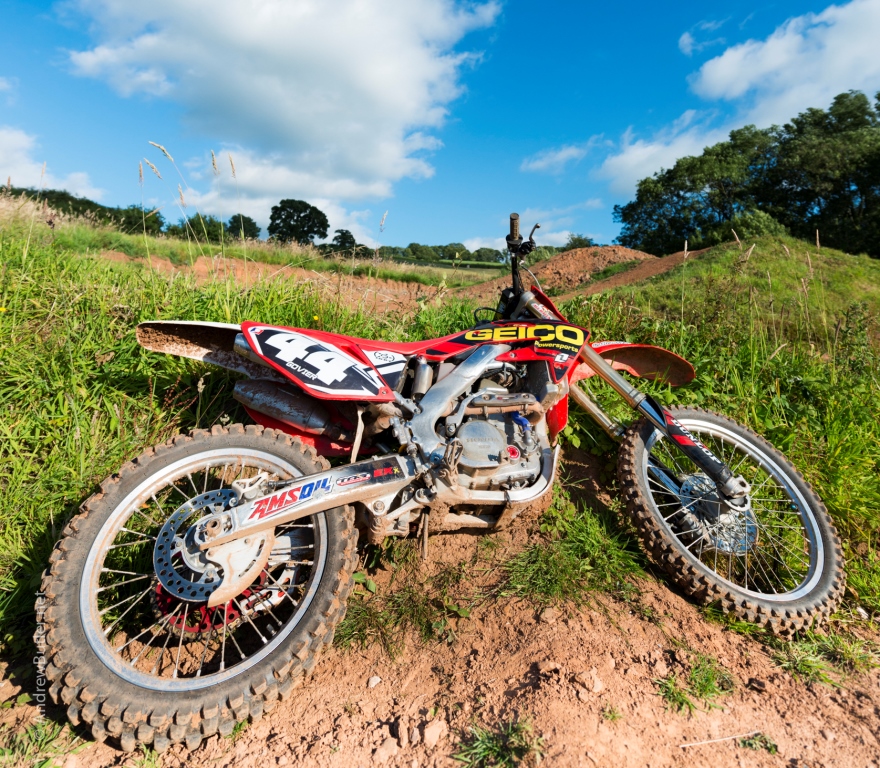 Motocross motorbike