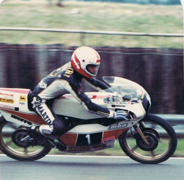 Pier Paolo Bianchi at Silverstone.1980. Credit: Phil Wain's Family Archive