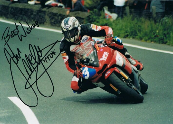 John McGuinness TT 2004 credit Phil Wain's Family Archive