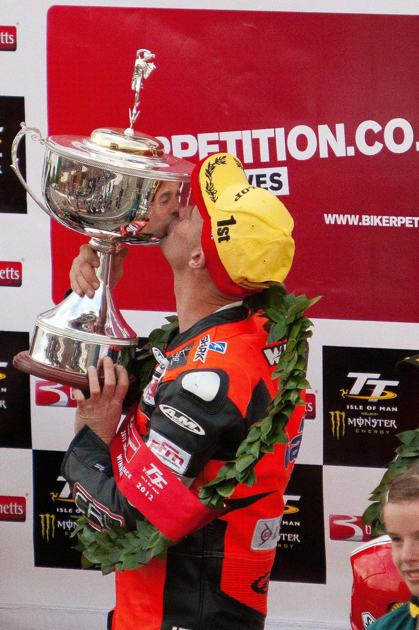 Ryan Farquhar gets to know the Lightweight TT trophy image from Phil Long on flickr