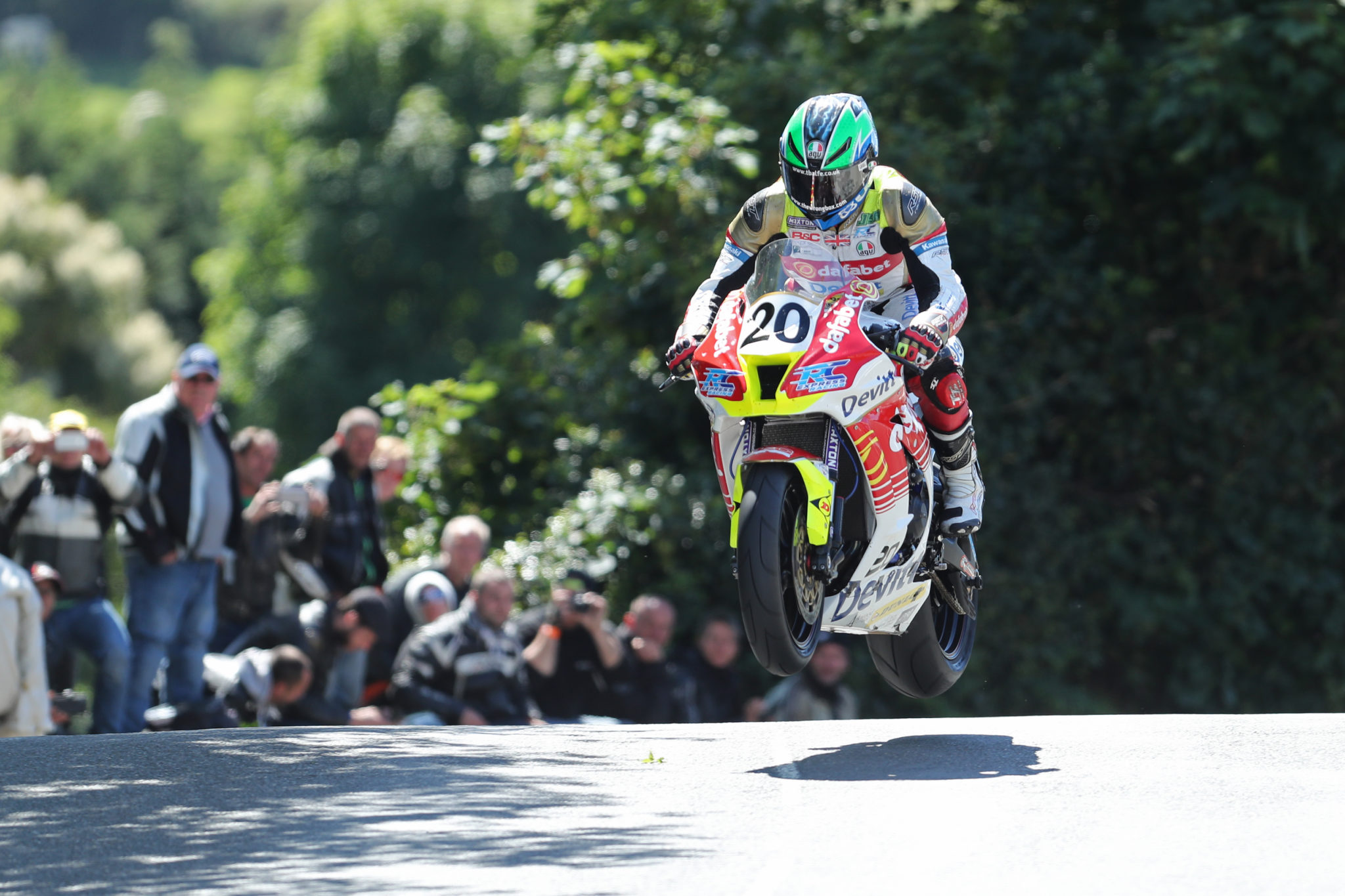 Ivan Lintin at Ballaugh Bridge, TT 2017