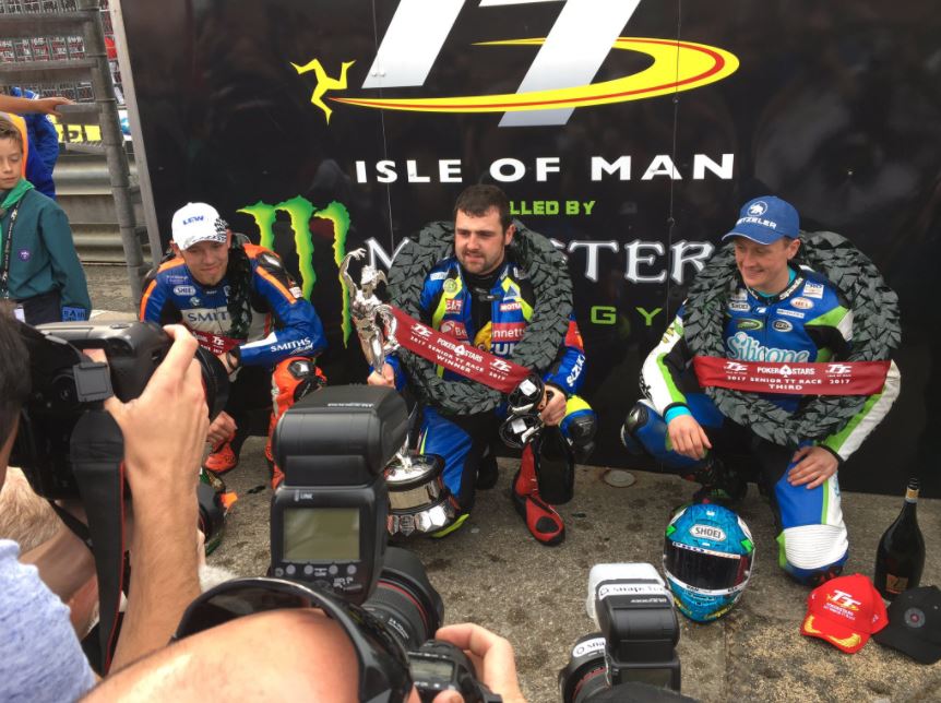 Michael Dunlop wins the Senior TT 2017 image credit Paul Pigott Twitter