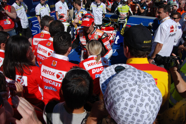 Ducati WSBK Phillip Island 2008 credit Tom Reynolds Flickr