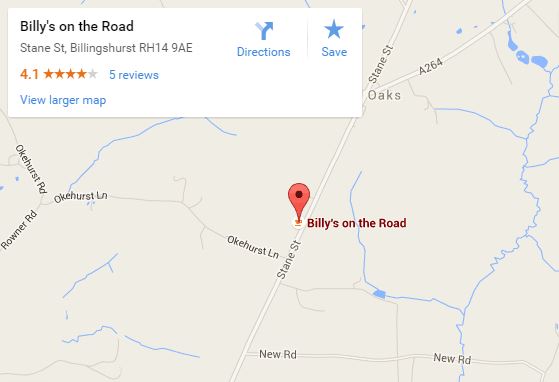 Billys on the Road map