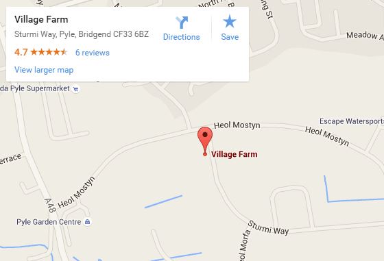 Village Farm Cafe map