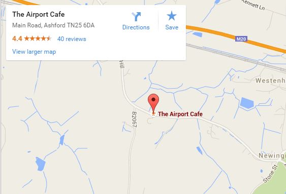 Airport Cafe map