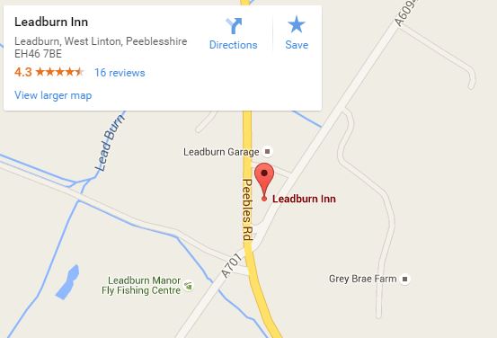 Leadburn cafe map