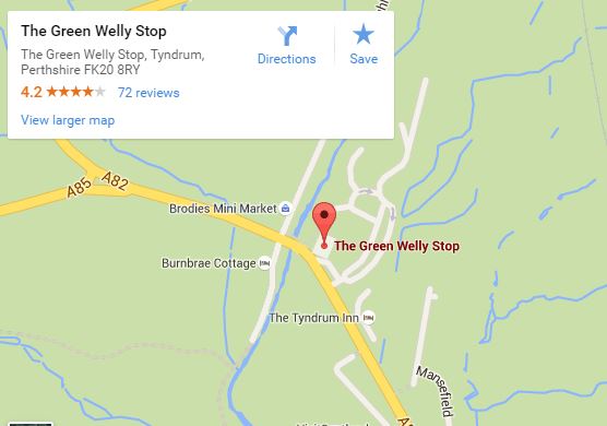 The Green Welly Stop Map