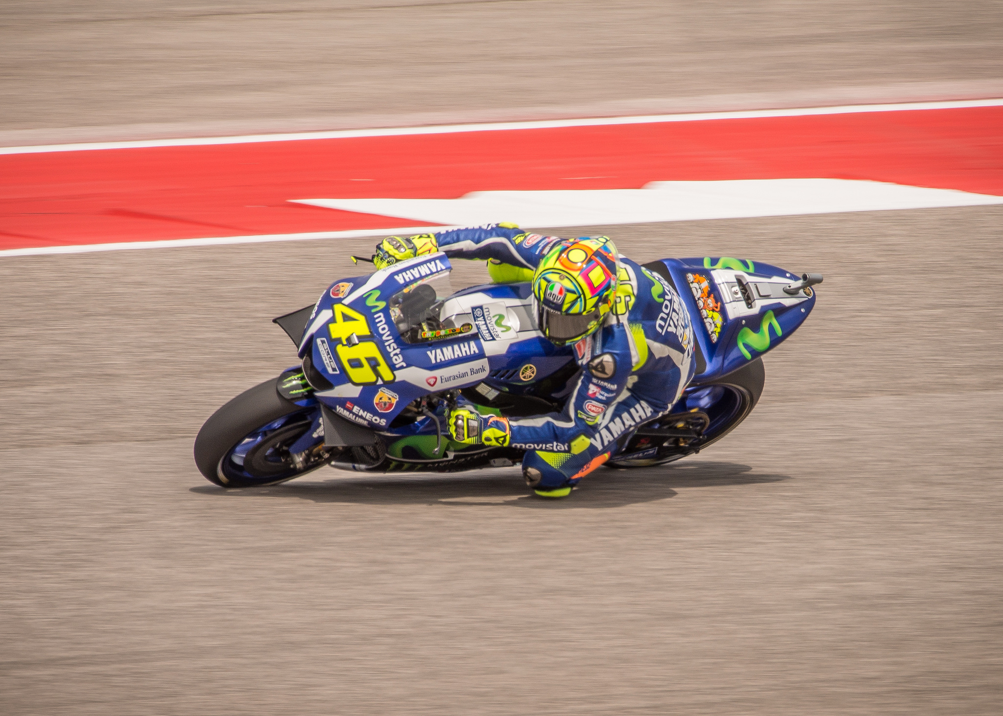 Valentino Rossi image courtest of Joe McGowan on flickr
