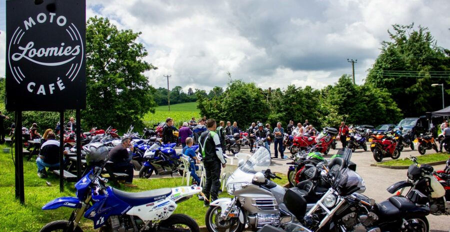 Loomies Moto Cafe busy car park credit official loomies FB