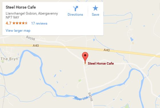 Steel horse cafe map
