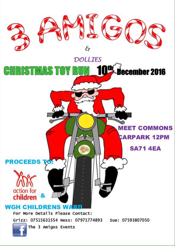 3 Amegos Annual Toy Run