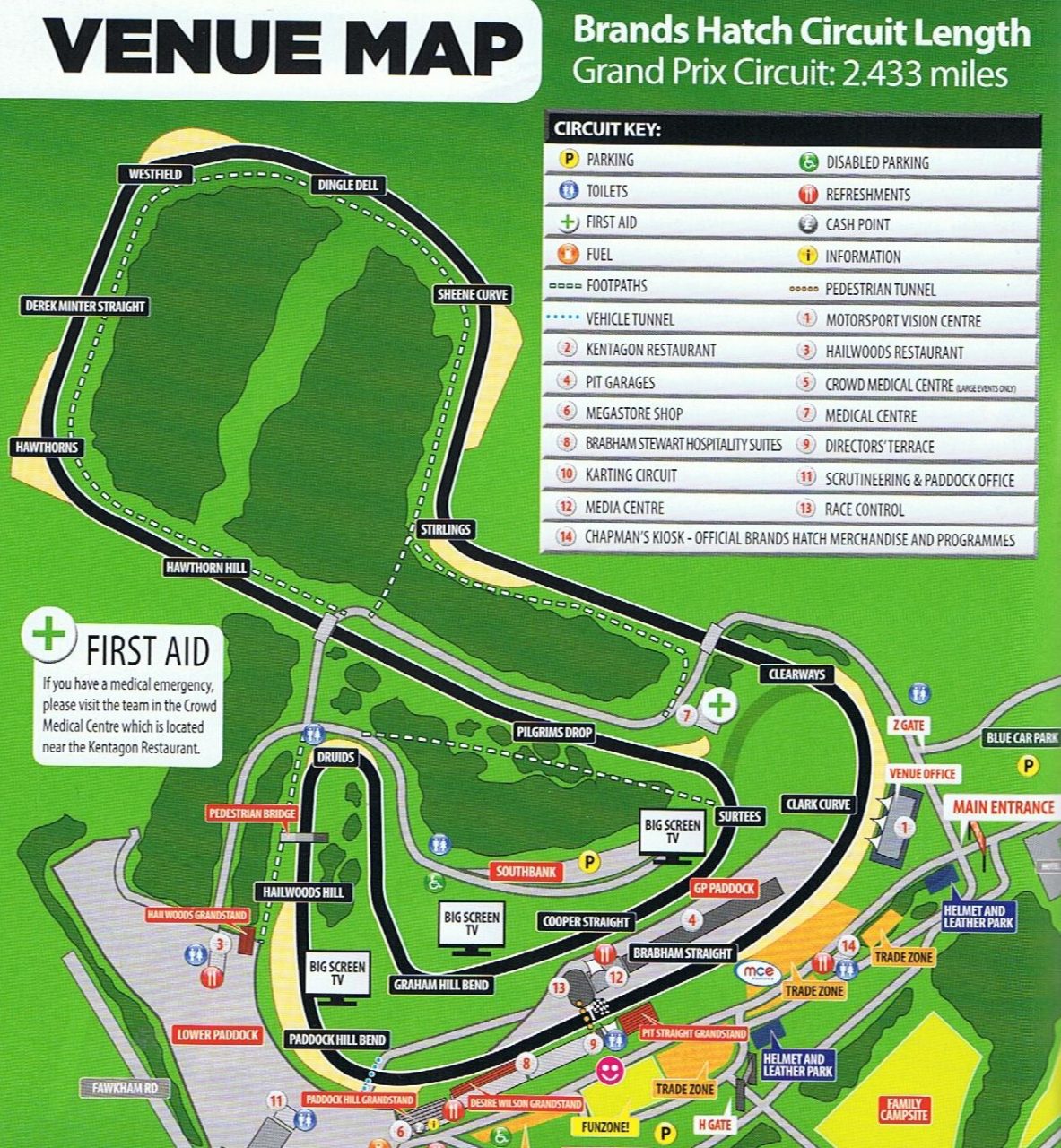 Brands Hatch Circuit and Race Track Guide Devitt