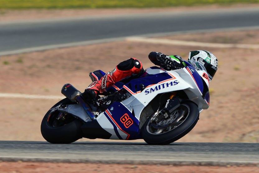 Peter Hickman testing at Cartagena 2017 image credit @peterhickman60