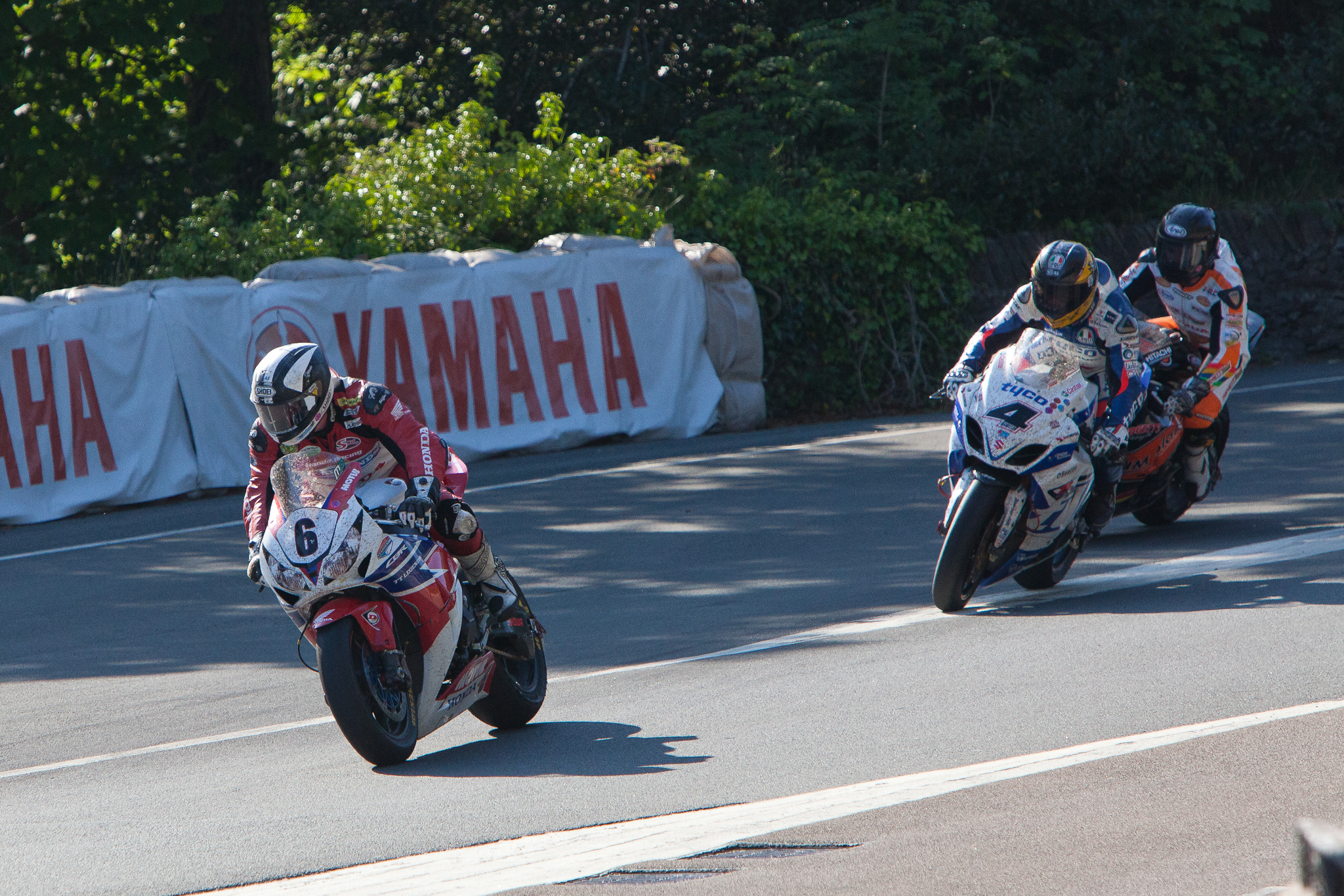 Michael Dunlop, Guy Martin and Bruce Anstey at Governor's Bridge TT 2013 image credit Phil Long on flickr