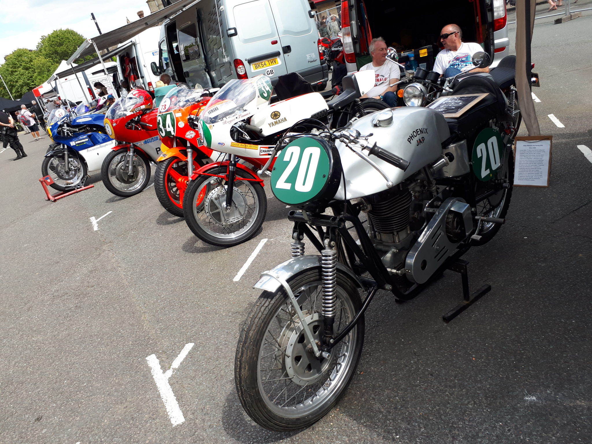 Classic racing motorcycles