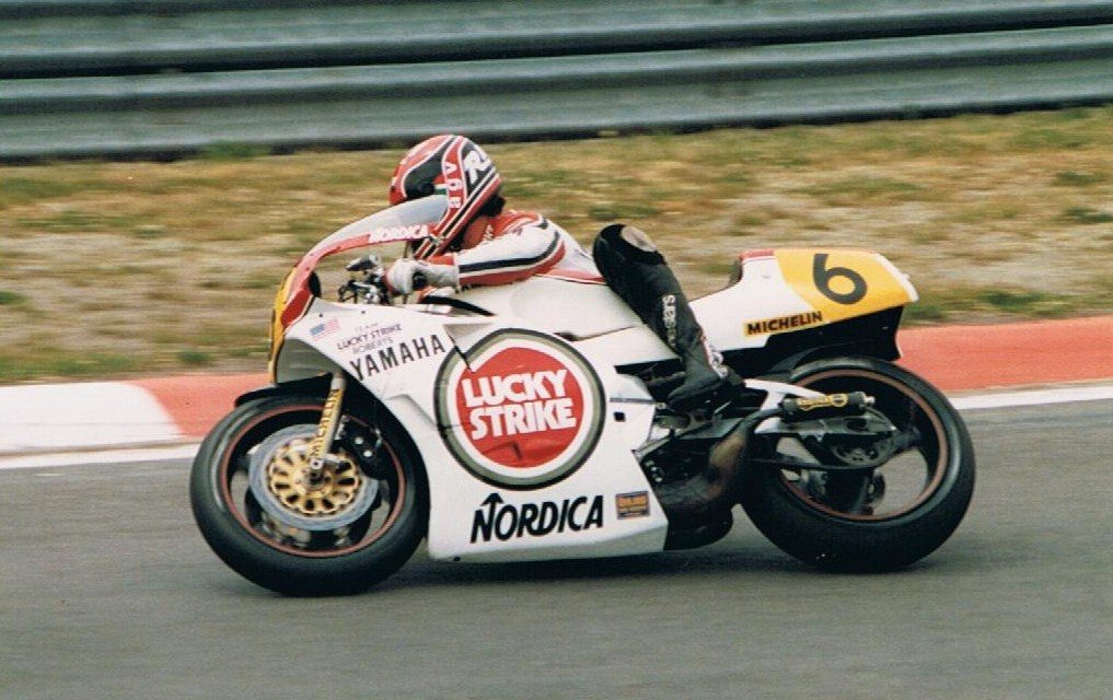 Randy Mamola, 1986, credit Phil Wain's Family Archive