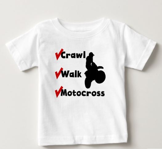 baby motorcross tshirt