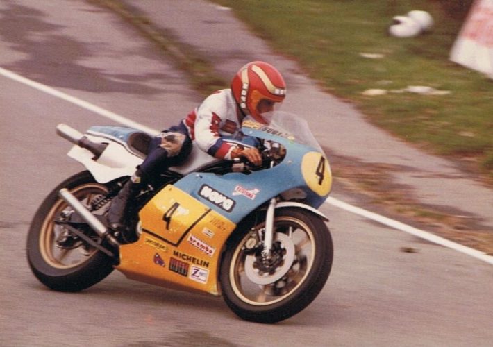 Takazumi Katayama racing in 1980 credut Phil Wain's Archive