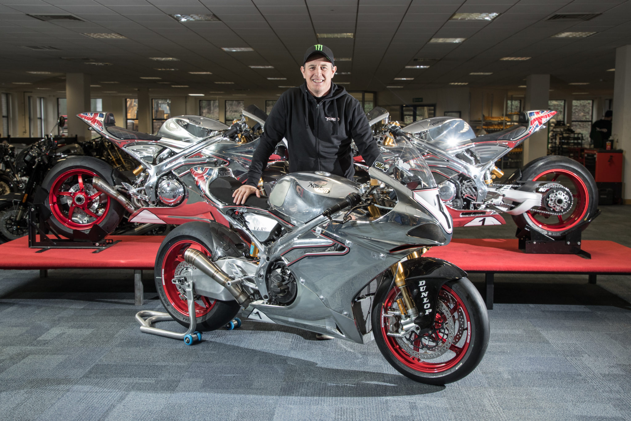 John McGuinness after signing for Norton credit www.iomtt.com