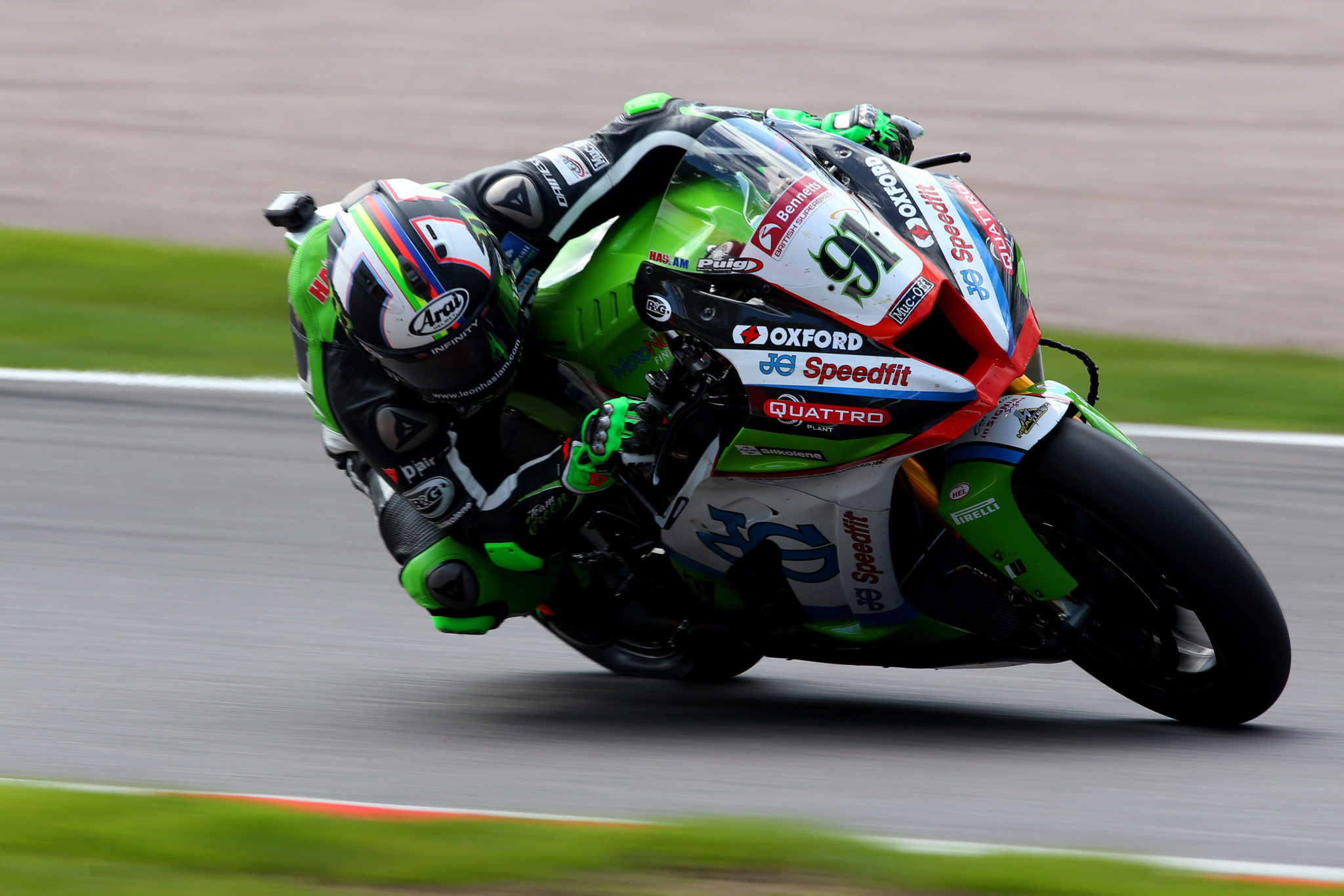 Leon Haslam is at the top of the table following Round Three credit Impact Images