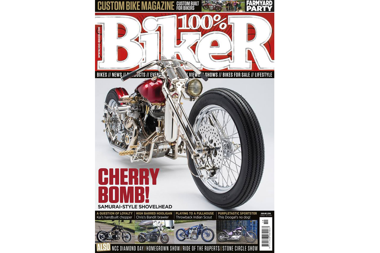 100% Biker Magazine Front Cover