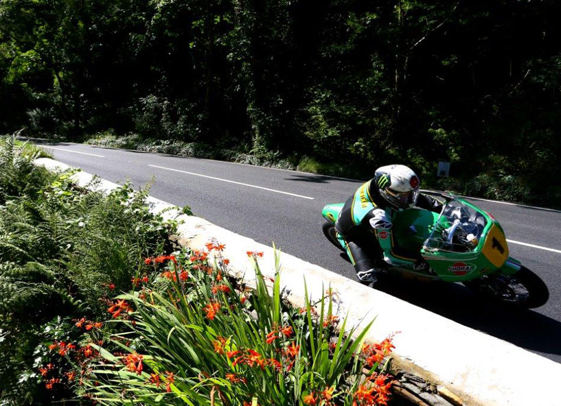 It was great to see McGuinness back in action credit iomtt.com