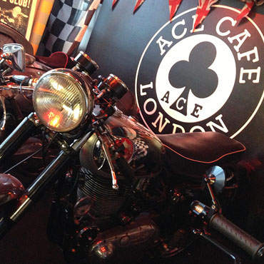 Ace Cafe London image courtesy of Flattrackers and Caferacers Parts and bikebuilds