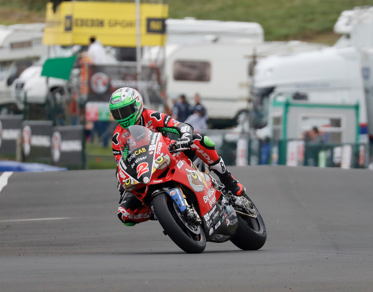 Irwin at the NW200 credit Gavan Caldwell