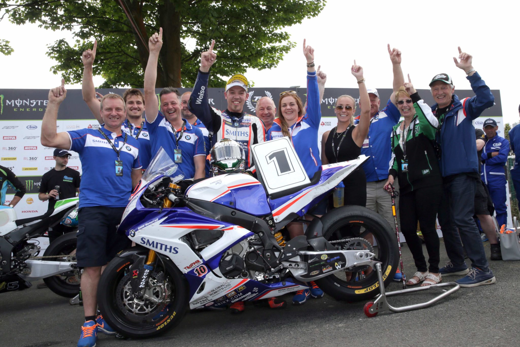 Peter Hickman after TT win credit Pacemaker Press International