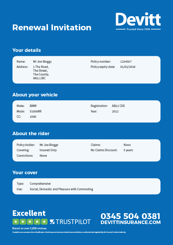 An Example of Renewal Invitation featuring NCB
