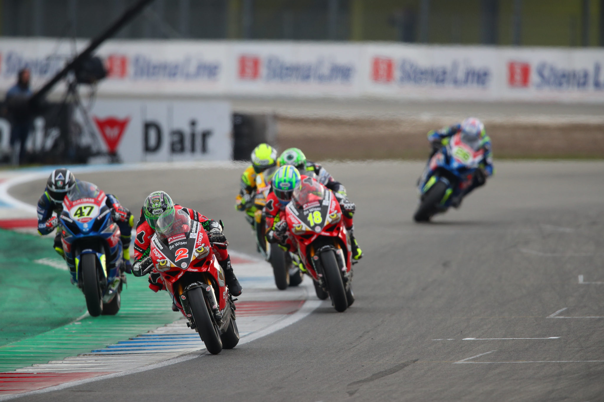 Irwin leading the way in a BSB 2018 race